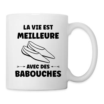 Slippers Humor - Mug - white - Right