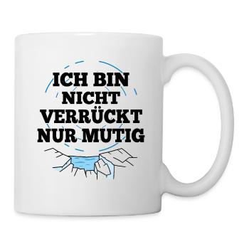 Eisbaden Spruch Eisschwimmer Sonnenbaden Eisbader - Tasse - Weiß - Rechts