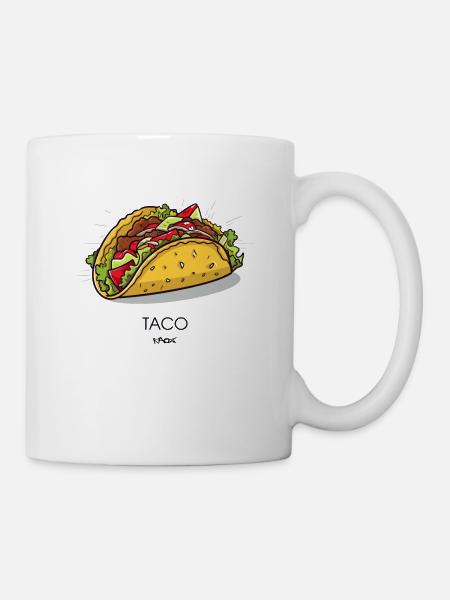 Taco mexicain simple - Mug blanc - blanc