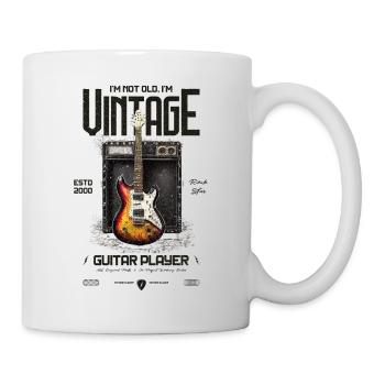 I'm Not Old I'm Vintage Retro 2000 Guitar - Mug - white - Right