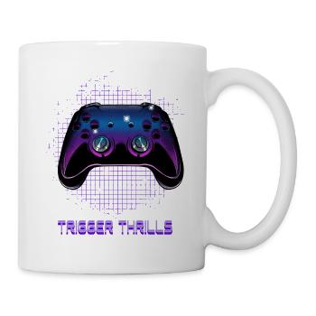 Gamers Video Gaming Geek Console Game Controller - Tasse - Weiß - Rechts