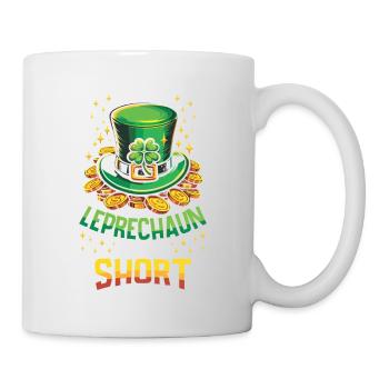 Ich bin kein Kobold, ich bin nur ein kleiner St. Patricks - Tasse - Weiß - Rechts