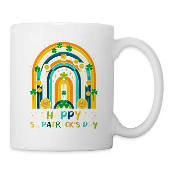 Joyeuse Saint-Patrick Shamrock - Mug blanc - blanc - Droite