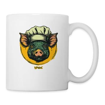 Cuisines Cuisinier Chef Cochon - Mug blanc - blanc - Droite