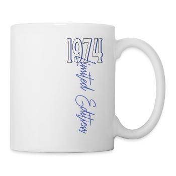 1974 Vintage anniversaire drôles dictons - Mug blanc - blanc - Droite