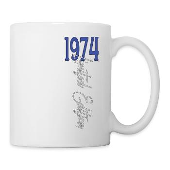 1974 Vintage anniversaire drôles dictons - Mug blanc - blanc - Droite