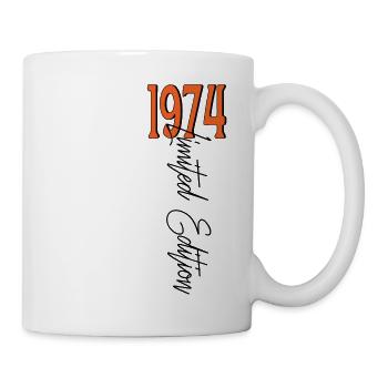1974 Vintage anniversaire drôles dictons - Mug blanc - blanc - Droite