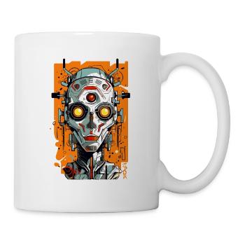 Cyborg Guy: Science Fiction Future - Mug - white - Right