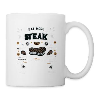 Eat More Steak 15 - Mug - white - Right