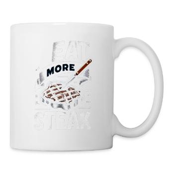 Eat More Steak 8 - Mug - white - Right