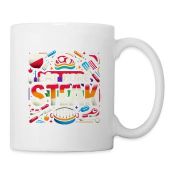 Eat More Steak 9 - Mug - white - Right