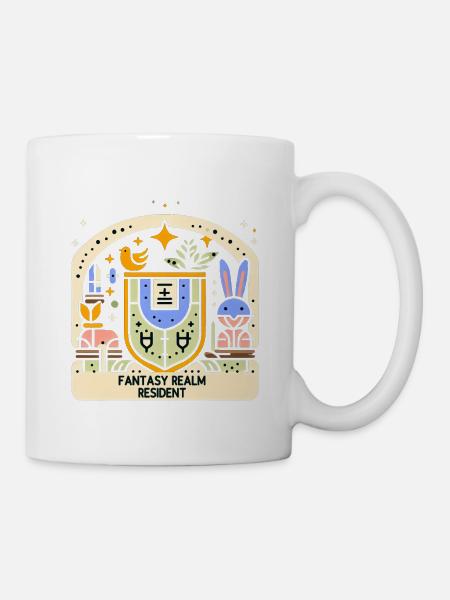 Fantasy Realm Resident - Tasse - Weiß