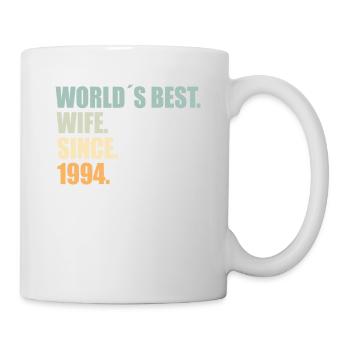 Best wife since 1994 30th wedding anniversary - Mug - white - Right