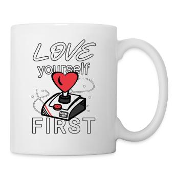 Les joueurs adorent - Mug blanc - blanc - Droite