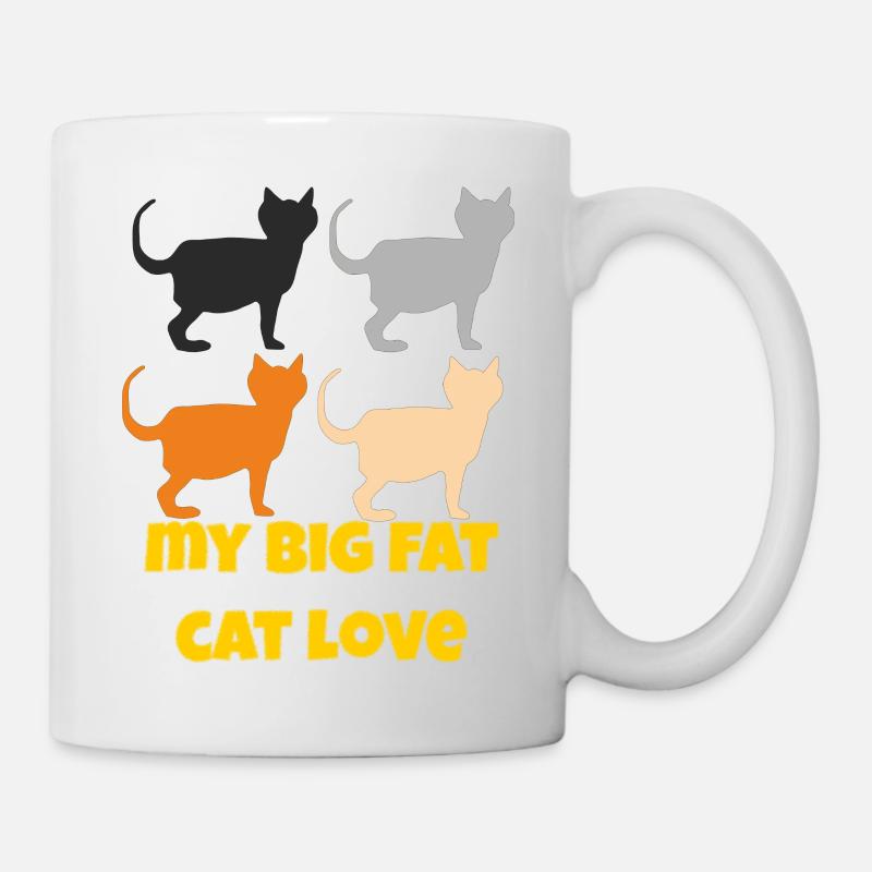 My Big Fat Catlove - Mug - white