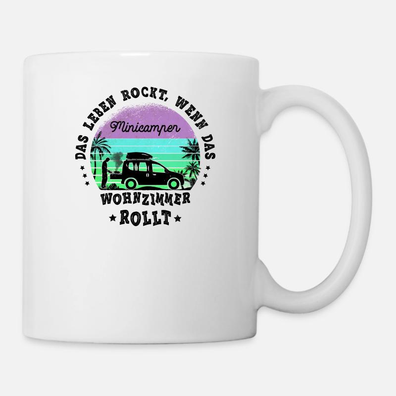 Minicamper Camping-Camper Microcamper Sayings - Mug - white