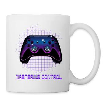 Gamers Video Gaming Geek Console Contrôleur de jeu - Mug blanc - blanc - Droite