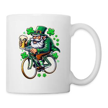 Shamrock irlandais St Patricks Boire de la bière - Mug blanc - blanc - Droite