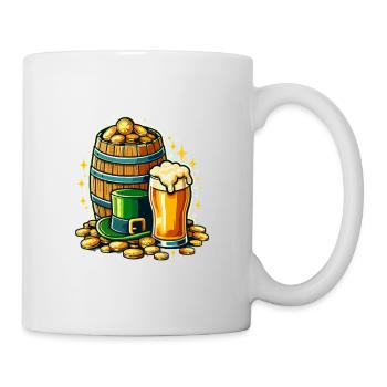 Drinks Well With Others St. Patrick's Day Beer - Mug - white - Right