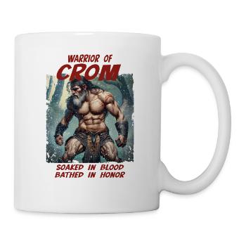Warrior of Crom Viking Fantasy Warrior - Mug - white - Right