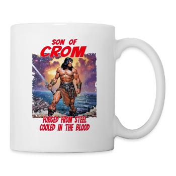 Warrior of Crom Viking Fantasy Krieger Barbar - Tasse - Weiß - Rechts