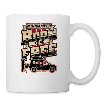 Born Minicamper Camping-Camper Microcamper - Mug - white - Right
