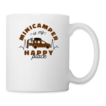 Minicamper Happy Camping-Camper Microcamper - Mug - white - Right