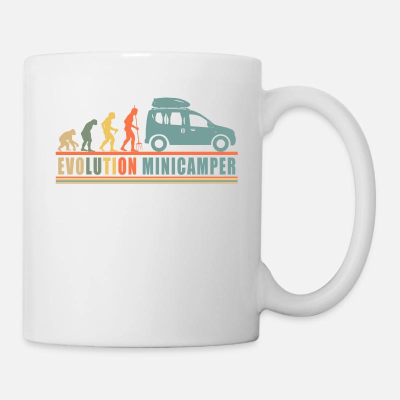 Evolution Minicamper Camping-Camper Microcamper - Tasse - Weiß