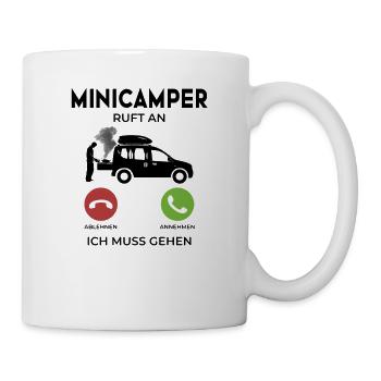 Minicamper Calls Camping Camper Microcamper - Mug - white - Right