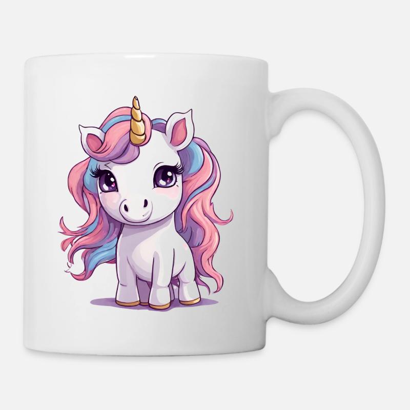 Adorable petite licorne - Mug blanc - blanc