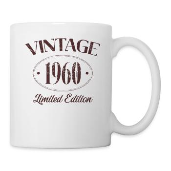 Millésime 1960 Édition limitée Anniversaire des années 1960 - Mug blanc - blanc - Droite