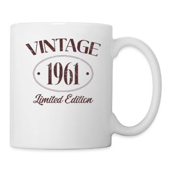 Millésime 1961 édition limitée anniversaire 1961 - Mug blanc - blanc - Droite