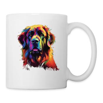 Léonberg coloré aquarelle - Mug blanc - blanc - Droite