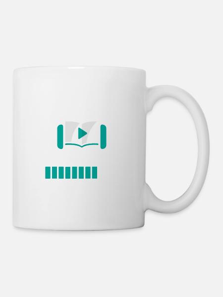 Silence Please: Audiobook Loading... - Tasse - Weiß