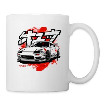 JDM Sport Racing Car Anime Cartoon Street Racer - Mug - white - Right