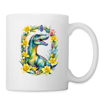Trex Dinosaur Spring - Mug - white - Right