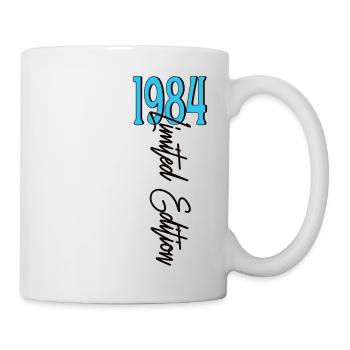 1984 Vintage anniversaire drôles dictons - Mug blanc - blanc - Droite