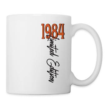 1984 Vintage anniversaire drôles dictons - Mug blanc - blanc - Droite