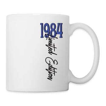 1984 Vintage anniversaire drôles dictons - Mug blanc - blanc - Droite