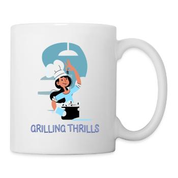 Chef Cook Kitchen Culinary Retro Bake Restaurant - Mug - white - Right