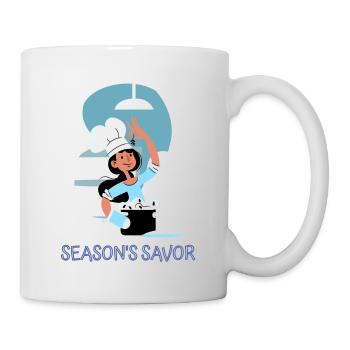 Chef Cook Kitchen Culinary Retro Bake Restaurant - Mug - white - Right