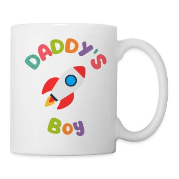 Daddys Boy Rocket - Mug - white - Right