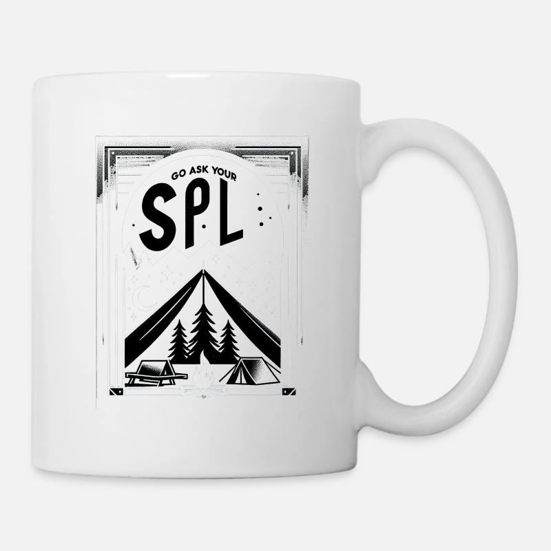 Allez demander à votre Spl 9 - Mug blanc - blanc