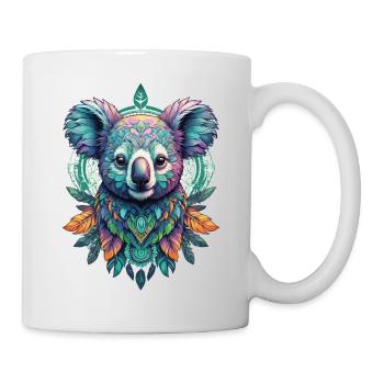 Koala Spiritual Mandala Dream Catcher Design - Mug - white - Right