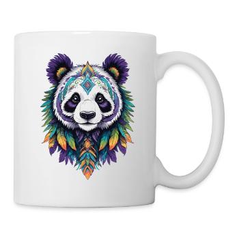 Panda Bear Mandala Dream Catcher Design - Mug - white - Right