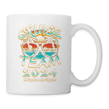 L’équipe de croisière 2024 crée des souvenirs ensemble - Mug blanc - blanc - Droite