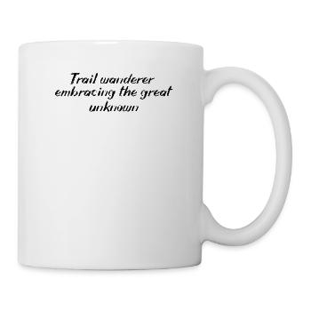 Randonnée - Trail wanderer, embrassant le grand - Mug blanc - blanc - Droite