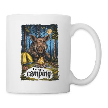 Lets Go Camping Wild Boar Adventure Camping - Mug - white - Right