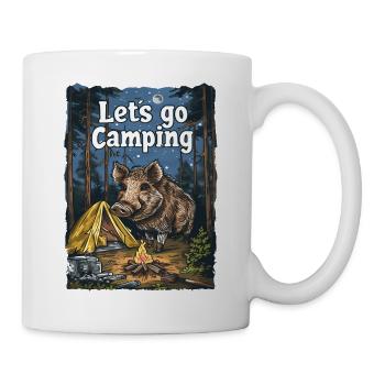 Lets Go Camping Wild Boar Adventure Camping - Mug - white - Right