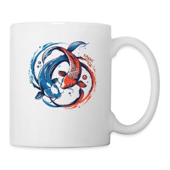 Le yin et le yang du poisson-chat - Mug blanc - blanc - Droite